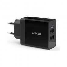 Anker PowerPort II 2 Cargador USB de Pared 24W Negro en PcComponentes