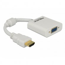 Delock Adaptador HDMI-A 19 Pines Macho a VGA Hembra Blanco en PcComponentes