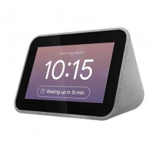 Lenovo Smart Clock Reloj Despertador Inteligente con Asistente de Google Gris en PcComponentes