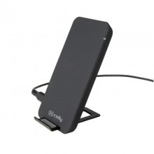 Celly Soporte con Cargador Inalámbrico Negro en PcComponentes