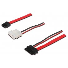 Cable SATA SlimLine a SATA+POWER 7P+6P/7P+4P 50cm en PcComponentes