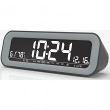 Quick Media Radio FM Despertador/Calendario/Hora y Temperatura + 2 x USB en PcComponentes