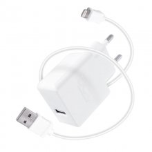 DCU Cargador USB 5V 2.4A + Cable Lightning 1m en PcComponentes