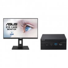 Asus PN40-BC225ZV Intel Celeron J4005/4GB/64GB + Monitor VA24DQLB 23.8" IPS FullHD en PcComponentes