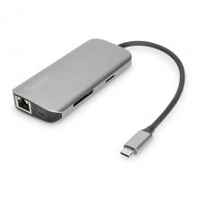 Digitus Estación de Acoplamiento Universal USB-C 8 Puertos en PcComponentes