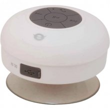 Conceptronic CSPKBTWPSUCW Coluna com Ventosa Impermeável Sem Fios 3W Cinzenta/Branca en PcComponentes