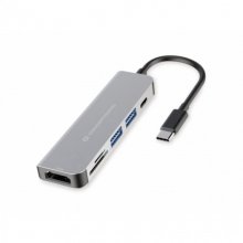 Conceptronic DONN Adaptador Hub USB-C para HDMI/USB-C/USB 3.0/SD/MicroSD en PcComponentes