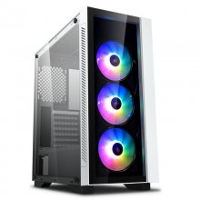 DeepCool Matrexx 55 V3 ADD-RGB 3F Cristal Templado USB 3.0 Blanca en PcComponentes