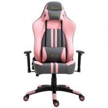 Vinsetto Silla Gaming Ergonómica Reclinable Rosa/Gris en PcComponentes