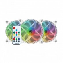 Nfortec Velorum Combo Pack 3 Ventiladores 120mm ARGB + Controladora ARGB en PcComponentes