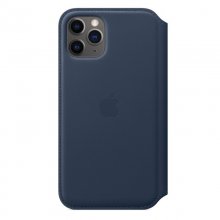 Apple Funda Leather Folio Azul Profundo para iPhone 11 Pro en PcComponentes