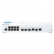 Qnap QSW-M408-2C Switch Gestionado 8 Puertos Gigabit + 2 Combinados 10GbE SFP+/RJ45 + 2x 10GbE SFP+ en PcComponentes