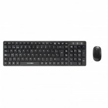 Owlotech Combo Start Teclado + Ratón Inalámbricos Negro en PcComponentes