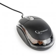 Gembird MUS-U-01-BKT Ratón Óptico Ambidiestro 1000DPI Negro/Transparente en PcComponentes