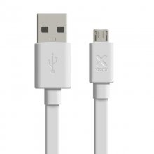 Xtorm Cable Plano USB a Micro USB 1m Blanco Reacondicionado en PcComponentes