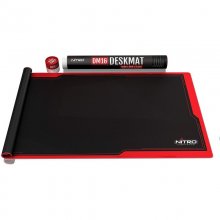 Nitro Concepts DM16 Alfombrilla Gaming Negra/Roja en PcComponentes