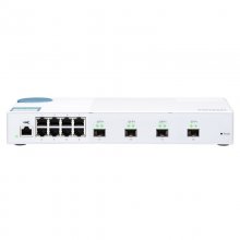 Qnap QSW-M408S Switch Gestionado 8 Puertos RJ45 Gigabit + 4 Puertos SFP+ en PcComponentes