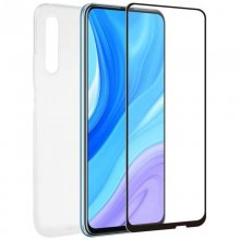 Muvit for Change Pack Funda Cristal Soft + Cristal Templado Plano Marco Negro Huawei P Smart Pro en PcComponentes