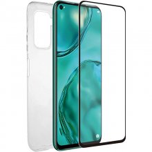 Muvit for Change Funda Cristal Soft Huawei P40 Lite 5G + Protector de Pantalla Cristal Templado Plano Marco Negro en PcComponentes