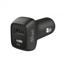 Trust Qmax Cargador Dual de Coche USB/USB-C Ultrarrápido en PcComponentes