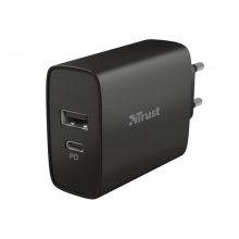 Trust Qmax Cargador Dual USB/USB-C Ultrarrápido en PcComponentes