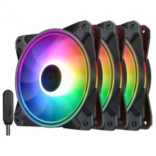 DeepCool CF120 Plus Pack 3 Ventiladores 120mm ARGB en PcComponentes