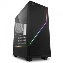 Sharkoon RGB Flow Cristal Templado USB 3.1 Negra en PcComponentes