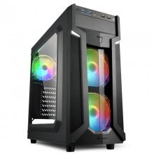 Sharkoon VG6-W RGB Cristal Templado USB 3.1 Negra en PcComponentes