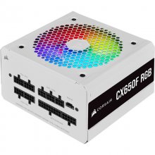 Corsair CX Series CX650F RGB White 650W 80 Plus Bronze Modular en PcComponentes
