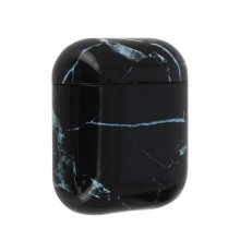 Akashi Funda de Silicona Diseño Mármol Negro para AirPods 1/2 en PcComponentes