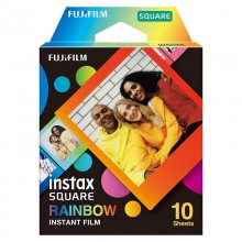 Fujifilm Instax Square Rainbow Papel Fotográfico para Cámaras Instax Square 10 Unidades en PcComponentes
