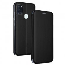 Cool Funda Flip Cover Elegance Negro para Samsung Galaxy A21s en PcComponentes