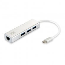 Level One Adaptador de Red Gigabit USB-C + HUB USB 3.2 en PcComponentes