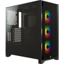 Corsair iCUE 4000X RGB Cristal Templado USB 3.1 RGB Negro en PcComponentes