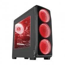 Genesis Titan 750 Red USB 3.2 con Ventana en PcComponentes