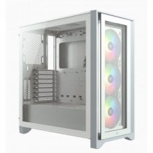 Corsair iCUE 4000X RGB Cristal Templado USB 3.0 Blanca en PcComponentes