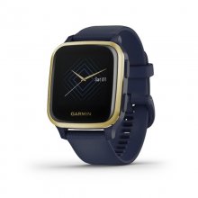 Garmin Venu Sq Music Edition Smartwatch Light Gold Correa Azul en PcComponentes