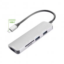 Celly Pro Hub Dockstation USB-C Gris en PcComponentes