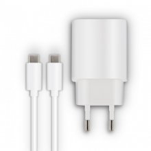 Mooov Cargador 3A Power Delivery 18W Blanco + Cable USB-C 1.2m en PcComponentes