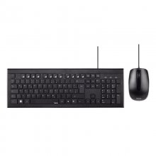 Hama Cortino Kit Teclado + Ratón con Cable Negro en PcComponentes