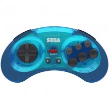 Retro-Bit Gamepad SEGA Mega Drive 8-B 2.4G Azul en PcComponentes