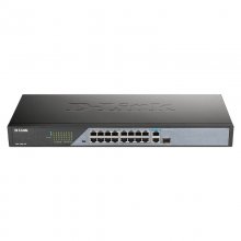 D-Link DSS-100E-18P Switch 16 Puertos Fast Ethernet PoE + 1 Puerto Gigabit + 1 Puerto SFP en PcComponentes