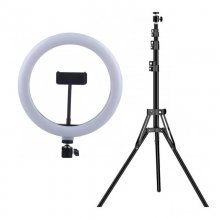 Fluxs Saturno Pack Anillo LED de 12" Regulable + Trípode de Altura Regulable en PcComponentes