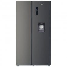 CHiQ FSS559NEI42D Frigorífico Americano E Acero Inoxidable Negro