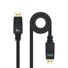 Nanocable Cable DisplayPort 1.4 Macho/Macho Negro 3 m en PcComponentes