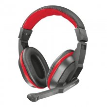 Trust Ziva Auriculares Gaming Negro/Rojo en PcComponentes