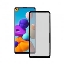 Ksix Cristal Templado 9H Full Glue 2.5D Borde Negro para Samsung Galaxy A21S en PcComponentes