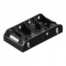 Goobay Portapilas para Soldar para 4 Pilas FR14/HR14/LR14 Negro en PcComponentes