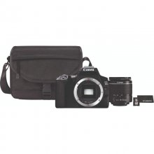 Canon 250D 24MP WiFi Negra + Objetivo EF-S 18-55mm F4-5.6 IS STM + Bolsa + SD 16GB en PcComponentes