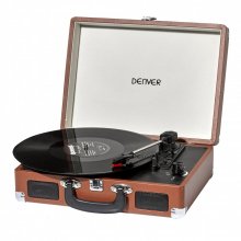 Denver VPL-120 Tocadiscos Portátil Marrón en PcComponentes